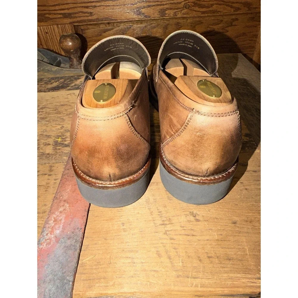 Johnston & Murphy Collection Italy Made Cormac Penny Loafers Size 10.5 Calfskin